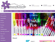 Tablet Screenshot of knutselkamertje.nl